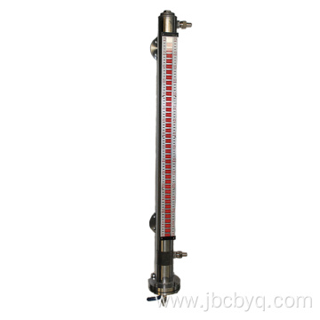 Marine magnetic float level sensor